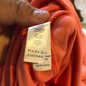 TC LuLaRoe Leggings, Bright Orange